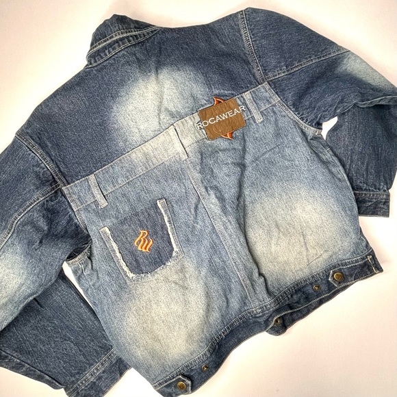 Rocawear denim jacket - size M 10-12 - Picture 6 of 11